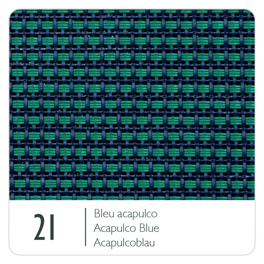 Fabric colour swatch for Acapulco Blue (21) Stereo OTF (21ST)