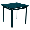 Costa table 80 cm by 80 cm in Acapulco Blue