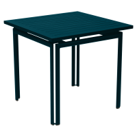 Costa table 80 cm by 80 cm in Acapulco Blue