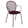 Lorette armchair in Black Cherry