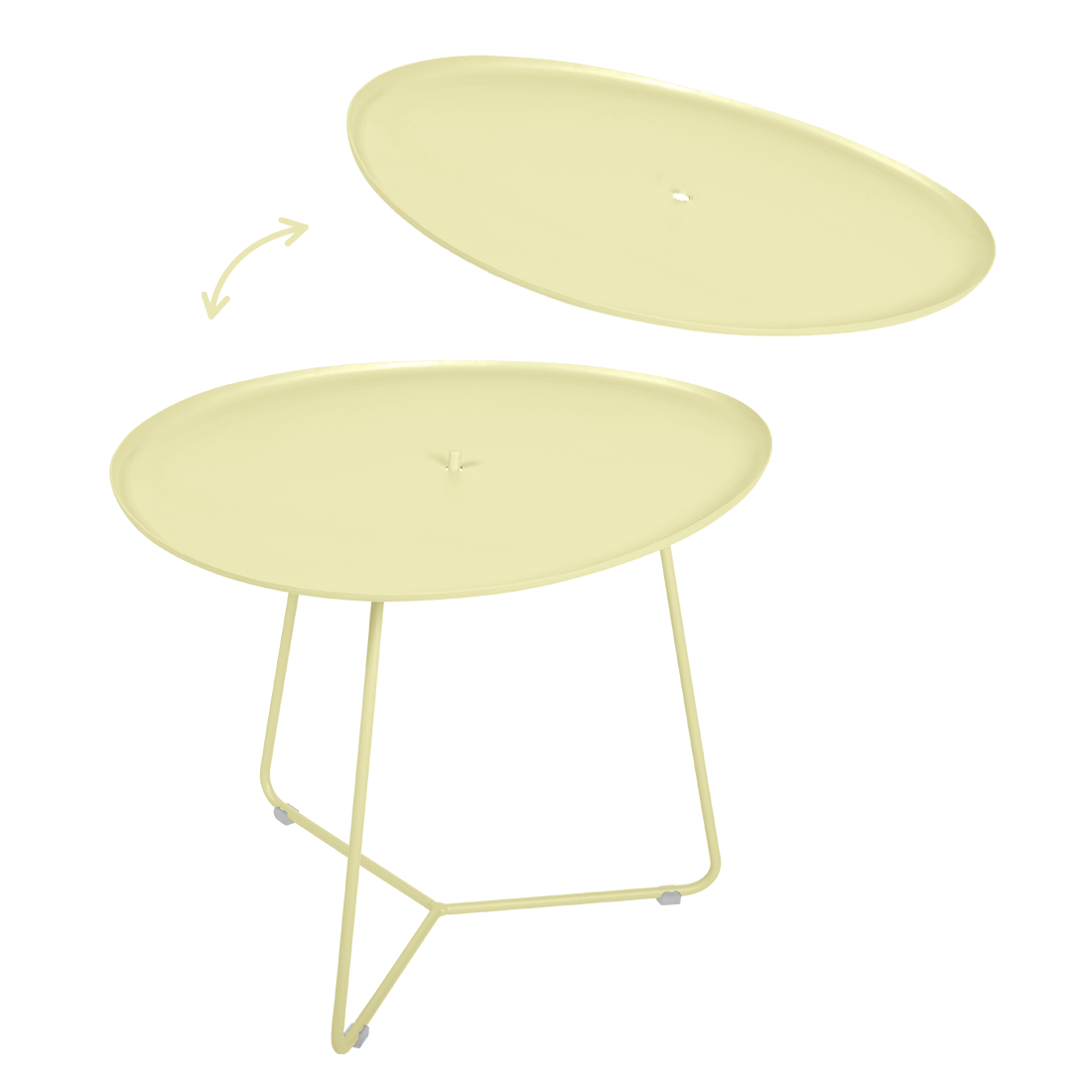 Cocotte low table in Frosted Lemon Cocotte low table in Frosted Lemon