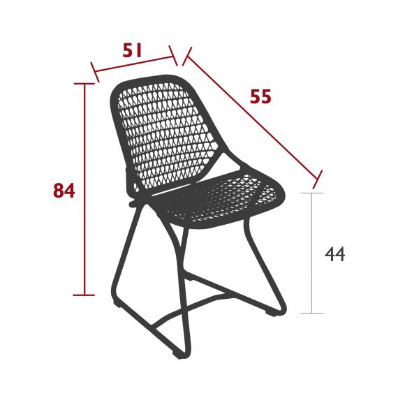 Sixties chair dimensions