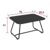 Sixties low table dimensions