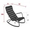 Luxembourg rocking chair dimensions