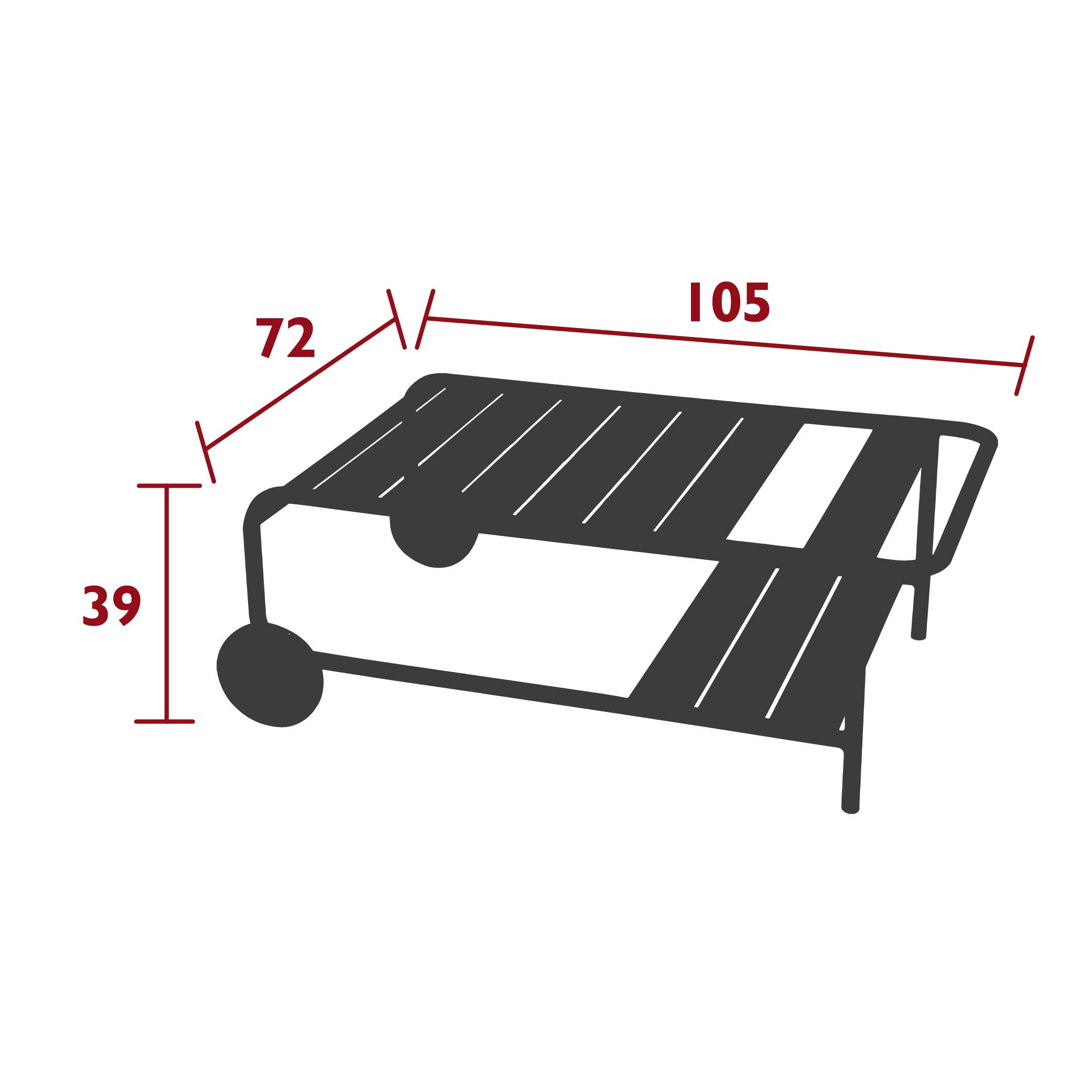 Luxembourg wheeled coffee table dimensions