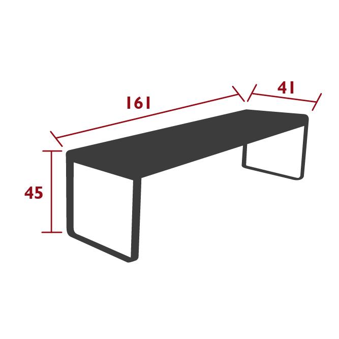 Bellevie bench dimensions Bellevie bench dimensions