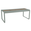 Bellevie table with storage in Lapilli Grey