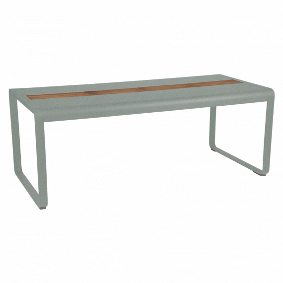 Bellevie table with storage in Lapilli Grey