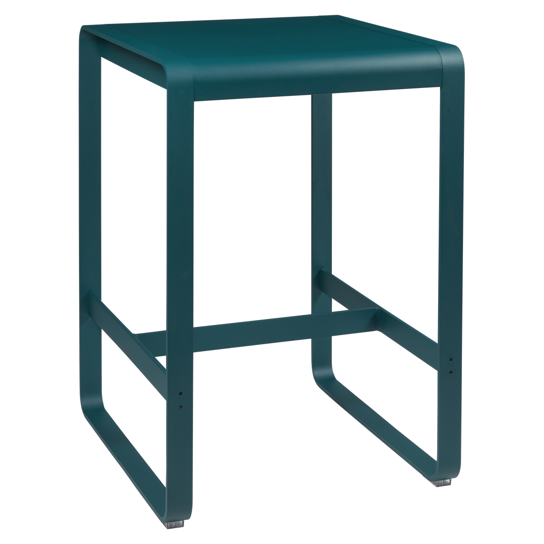 Bellevie high table 74 cm × 80 cm in Acapulco Blue