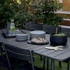 Luxembourg table and chairs in Anthracite