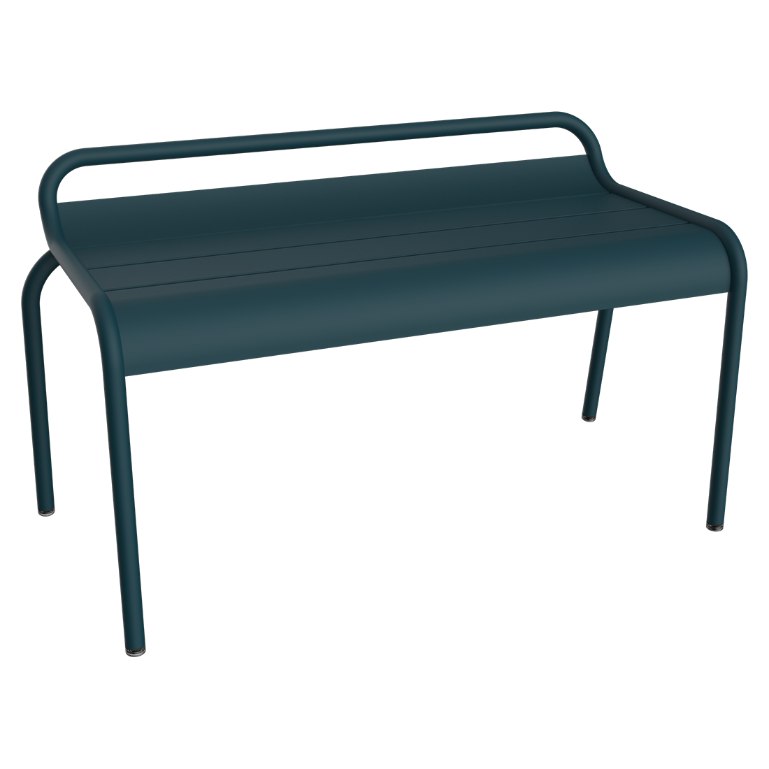Luxembourg compact bench in Acapulco Blue