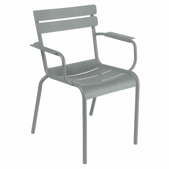 Luxembourg armchair in Lapilli Grey