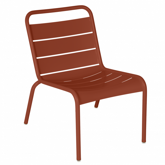 Luxembourg lounge chair in Red Ochre