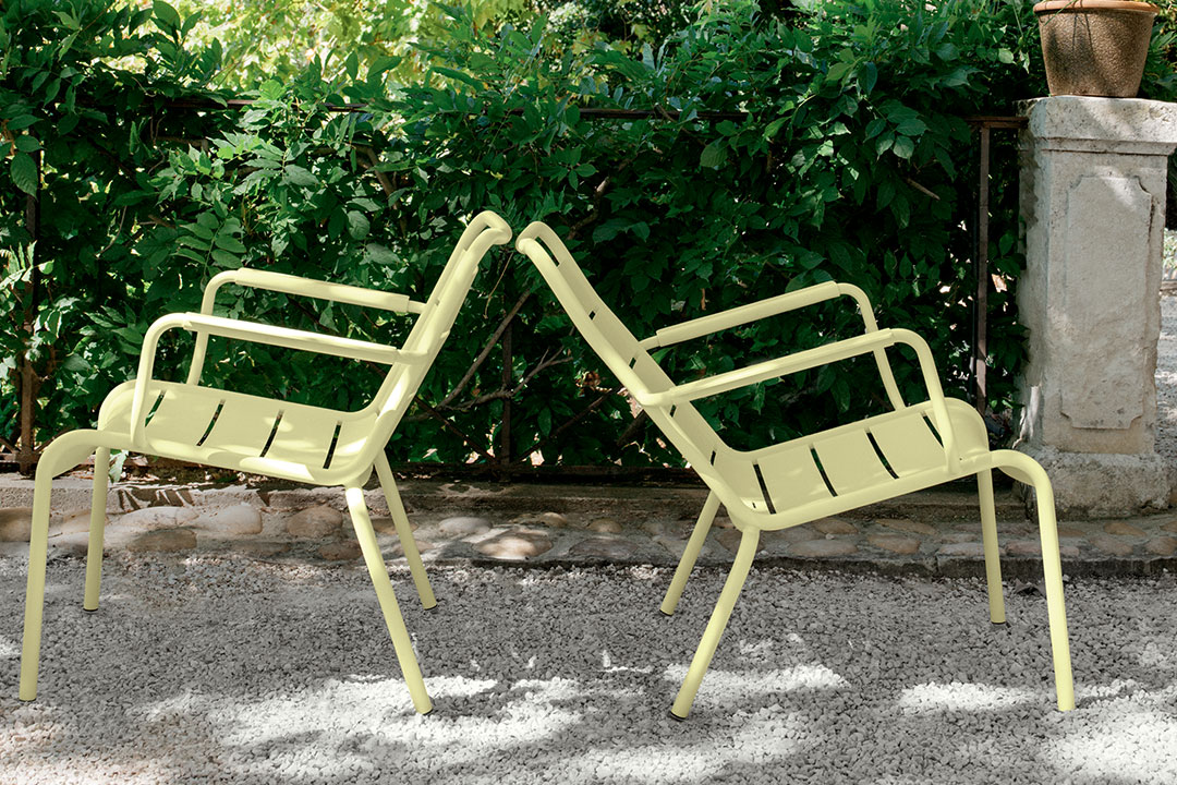 Luxembourg lounge armchair and Luxembourg low armchair