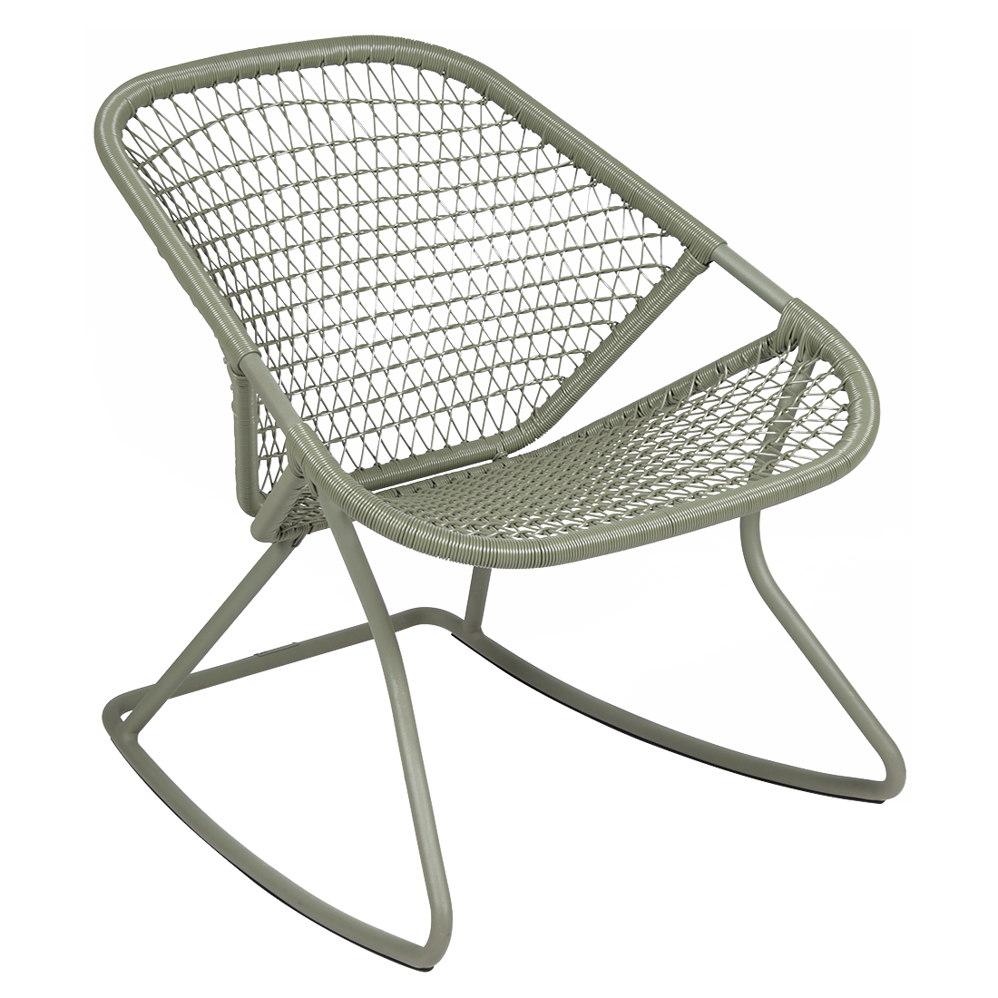 Sixties rocking chair in Cactus