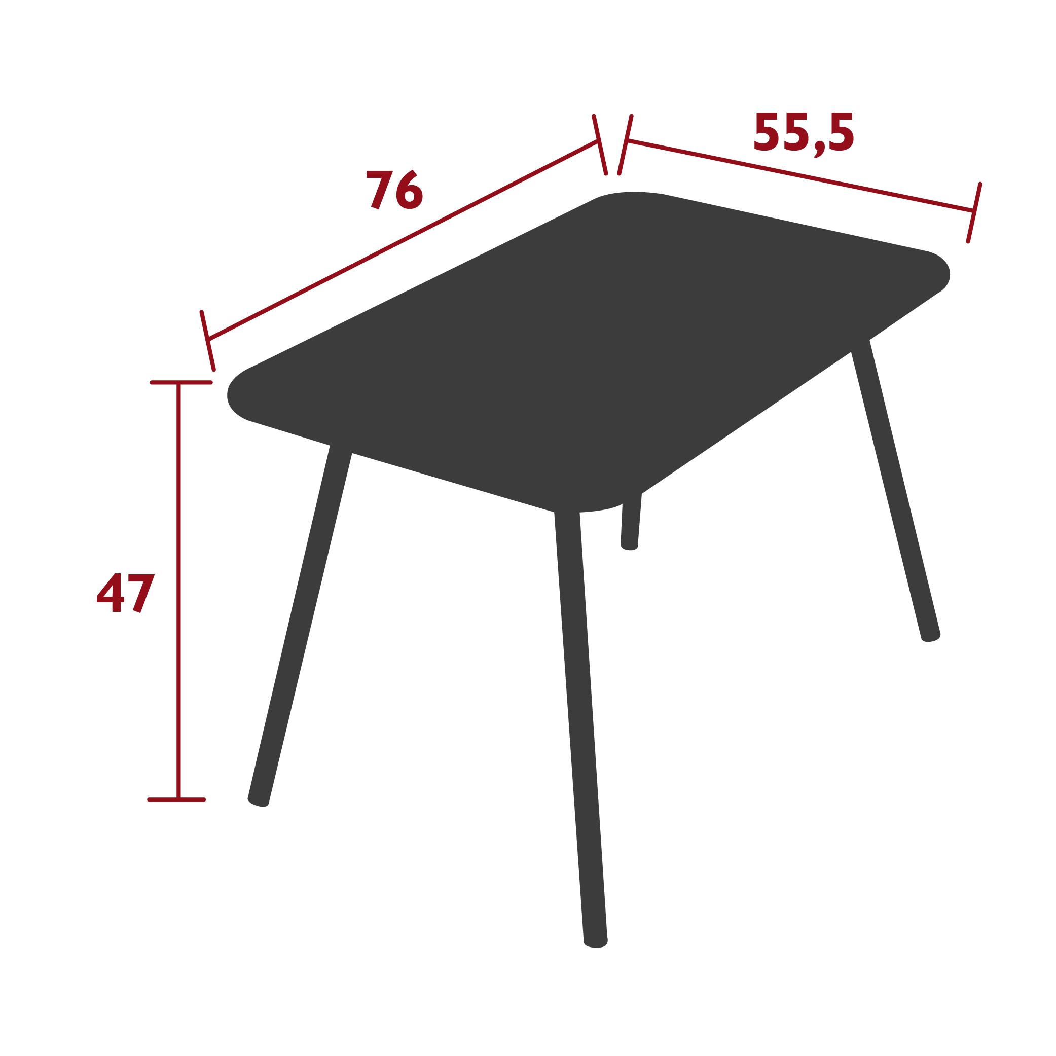 Luxembourg Kid table, dimensions Luxembourg Kid table, dimensions