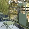 Bistro folding balcony table in Cactus