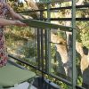 Bistro folding balcony table in Cactus