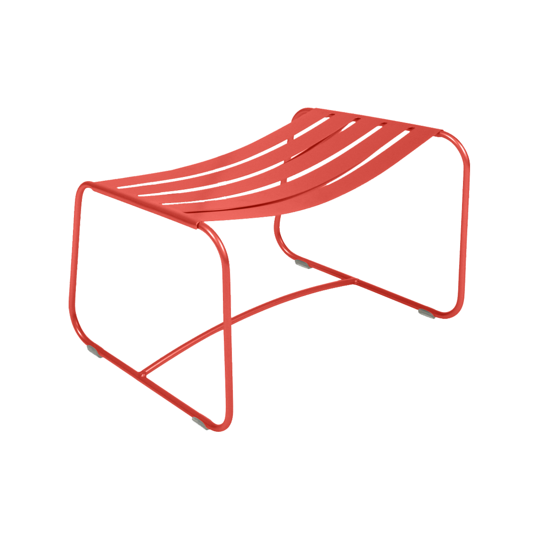 Surprising footrest in Capucine Surprising footrest in Capucine