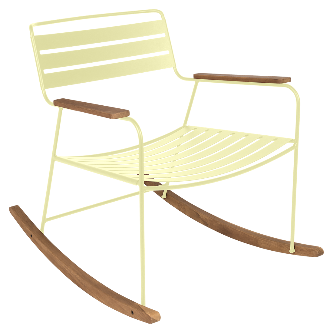 Surprising rocking chair in Frosted Lemon