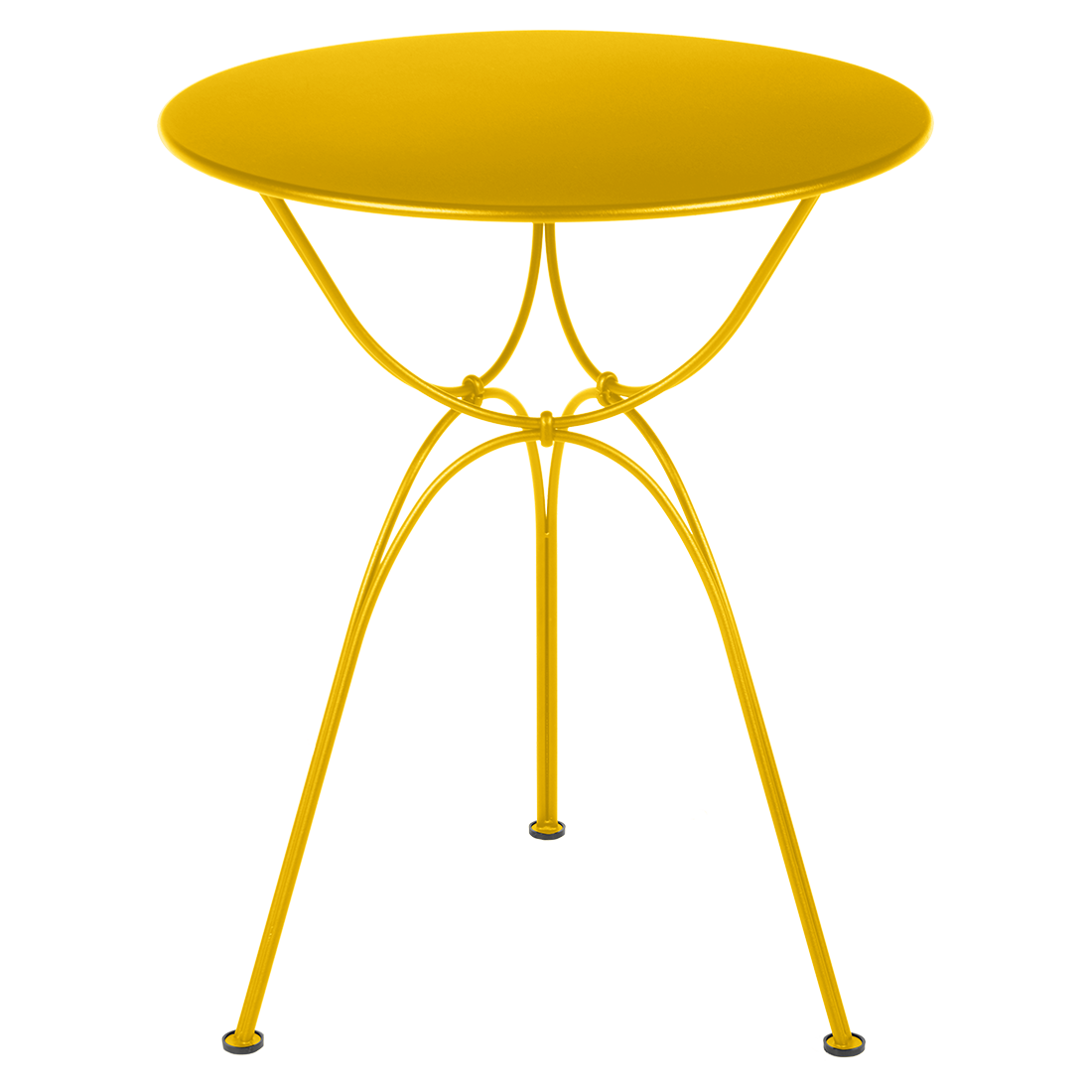 Airloop table, 60 cm diameter, in Honey