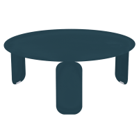 Bebop low table, 80 cm, diameter, in Acapulco Blue