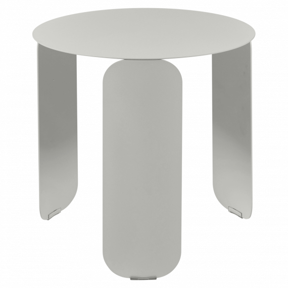 Bebop mid table, 45 cm diameter, in Clay Grey