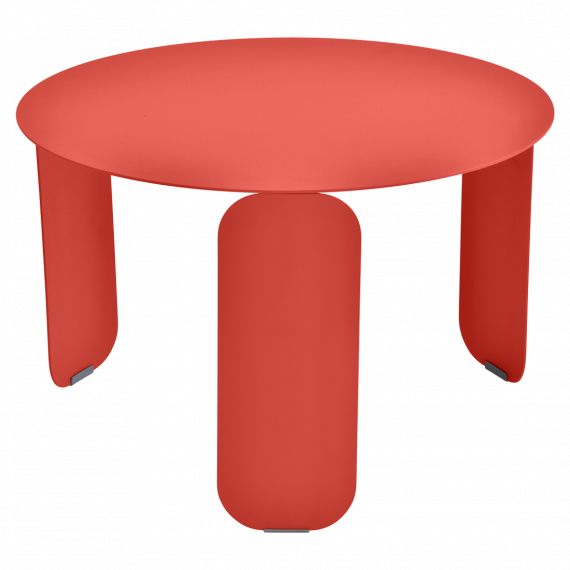 Bebop mid table, 60 cm diameter, in Capucine