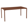 Calvi table, 160 cm by 80 cm, in Red Ochre