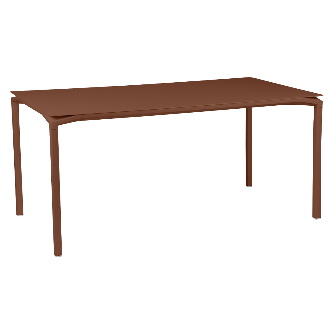 Calvi table, 160 cm by 80 cm, in Red Ochre