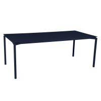 Calvi table, 195 cm by 95 cm, in Deep Blue