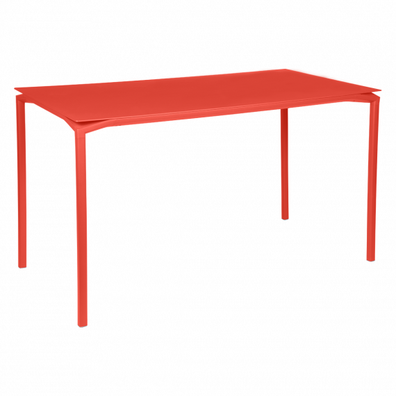 Calvi high table, 160 cm by 80 cm, in Capucine