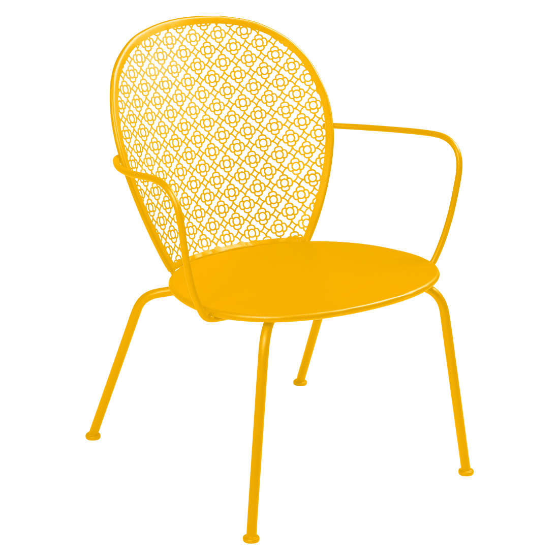 Lorette low armchair in Honey