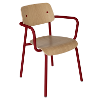 Studie oak armchair in Chili