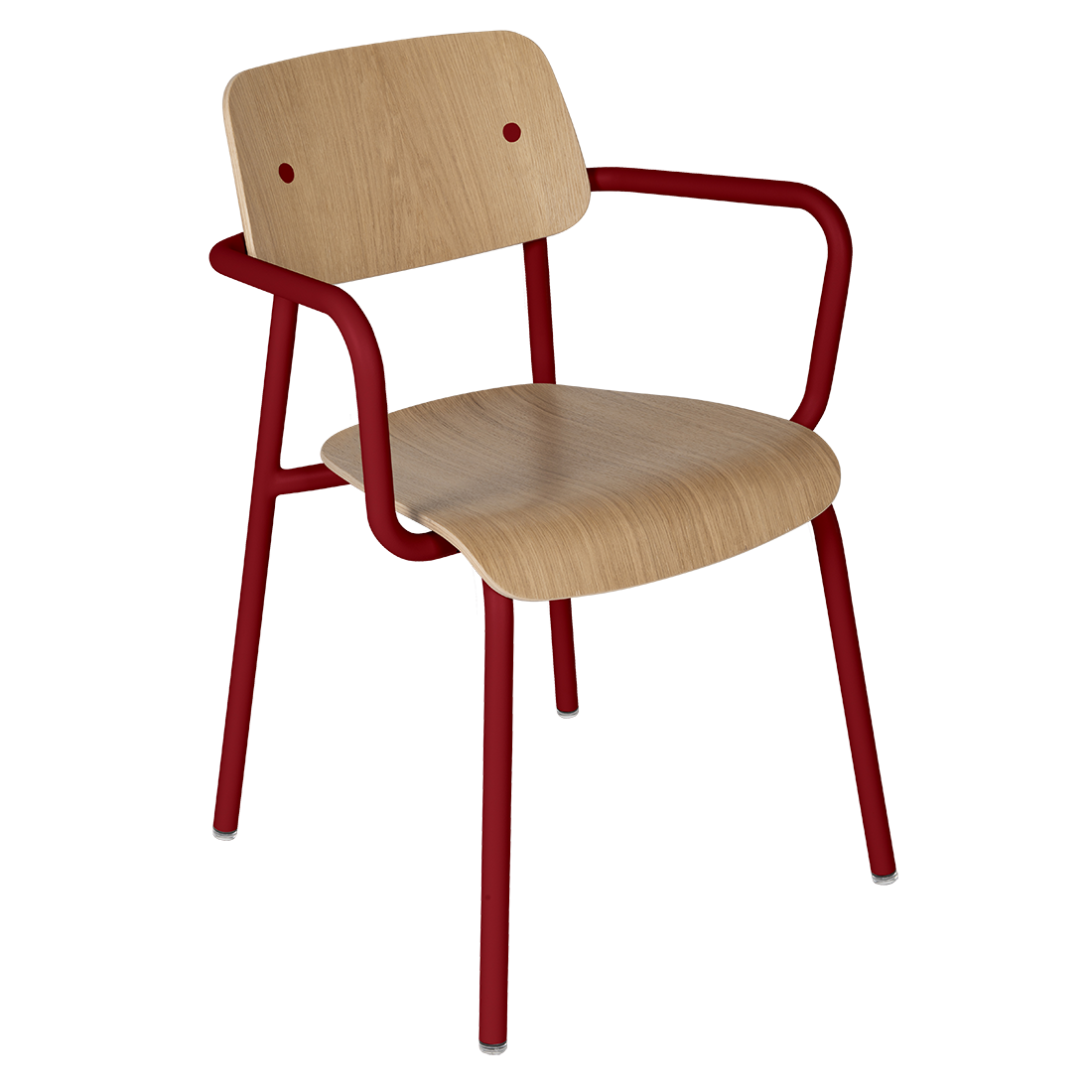 Studie oak armchair in Chili