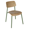 Studie oak chair in Cactus