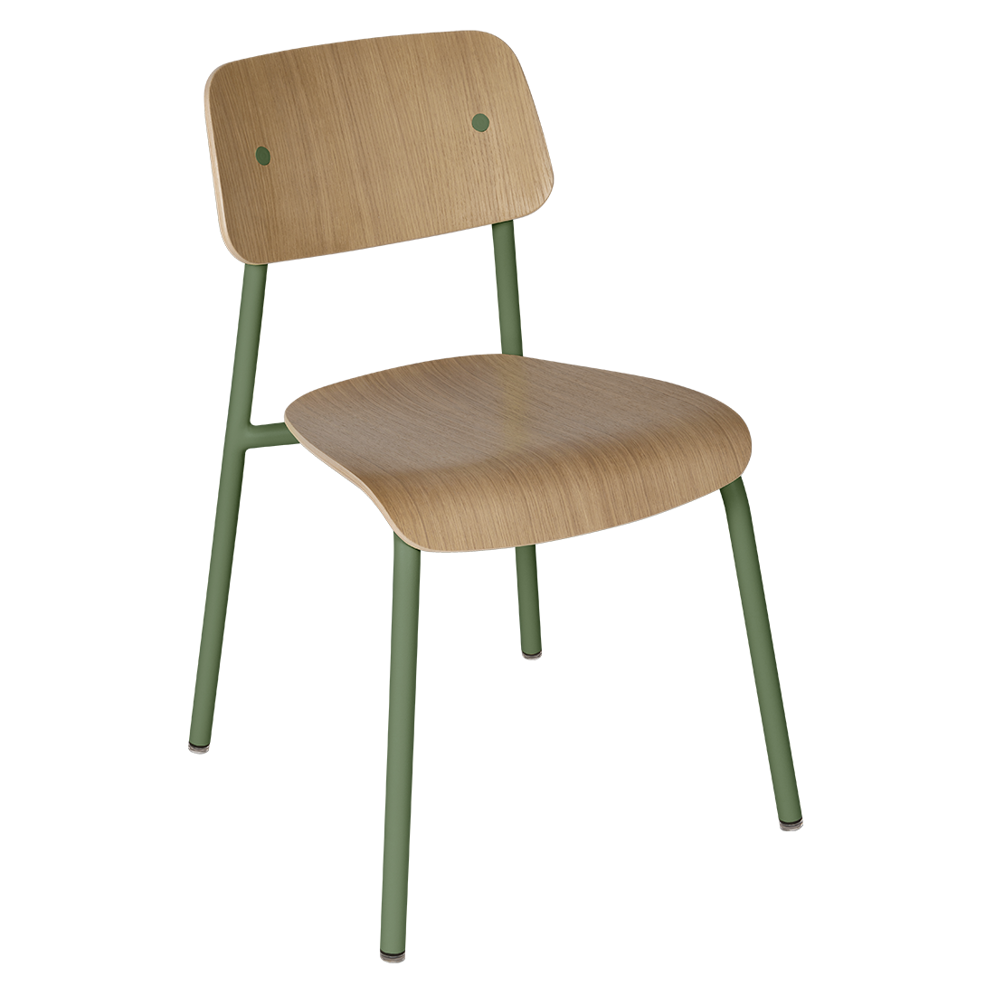Studie oak chair in Cactus