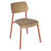 Studie oak chair in Capucine