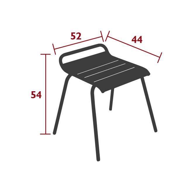 Monceau stool dimensions Monceau stool dimensions
