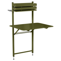 Bistro balcony table 77 × 57 cm in Pesto