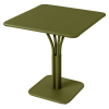 Luxembourg pedestal table 71 × 71 cm in Pesto