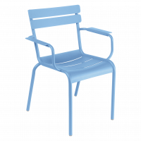 Luxembour armchair in Maya Blue