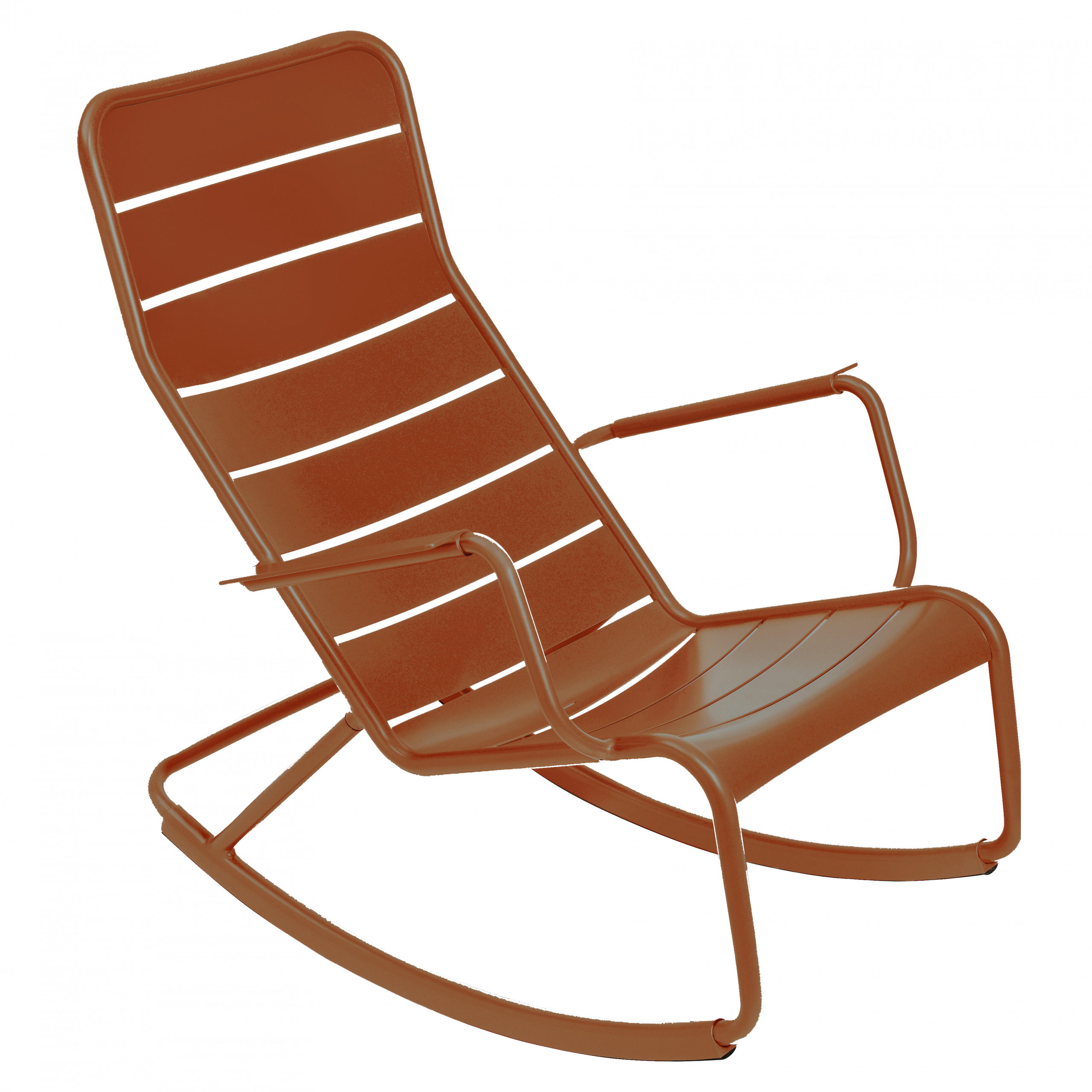 Luxembourg rocking chair in Candied Orange