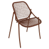 Sixties stacking chair in Red Ochre Sixties stacking chair in Red Ochre