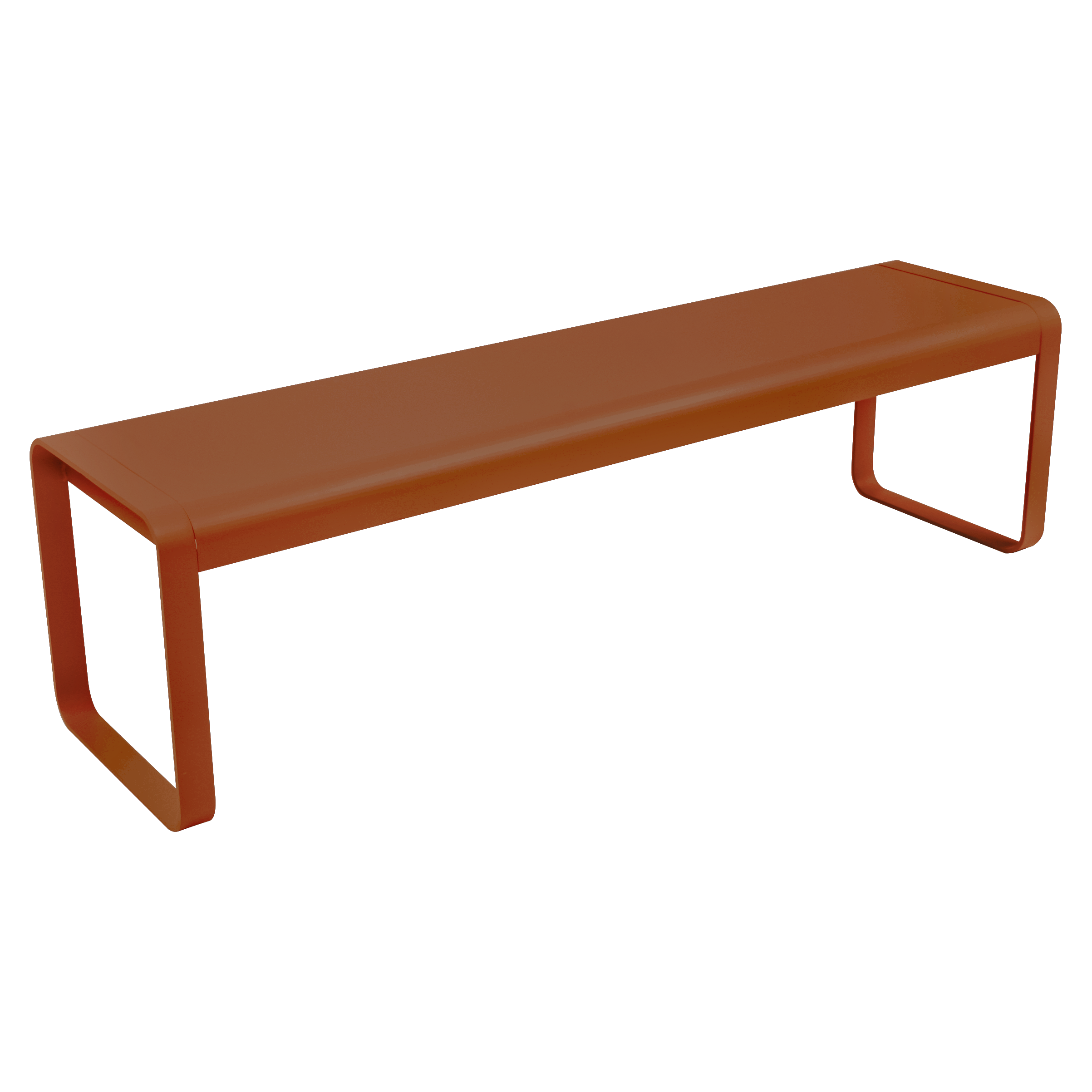 Bellevie bench in Candied Orange Bellevie bench in Candied Orange