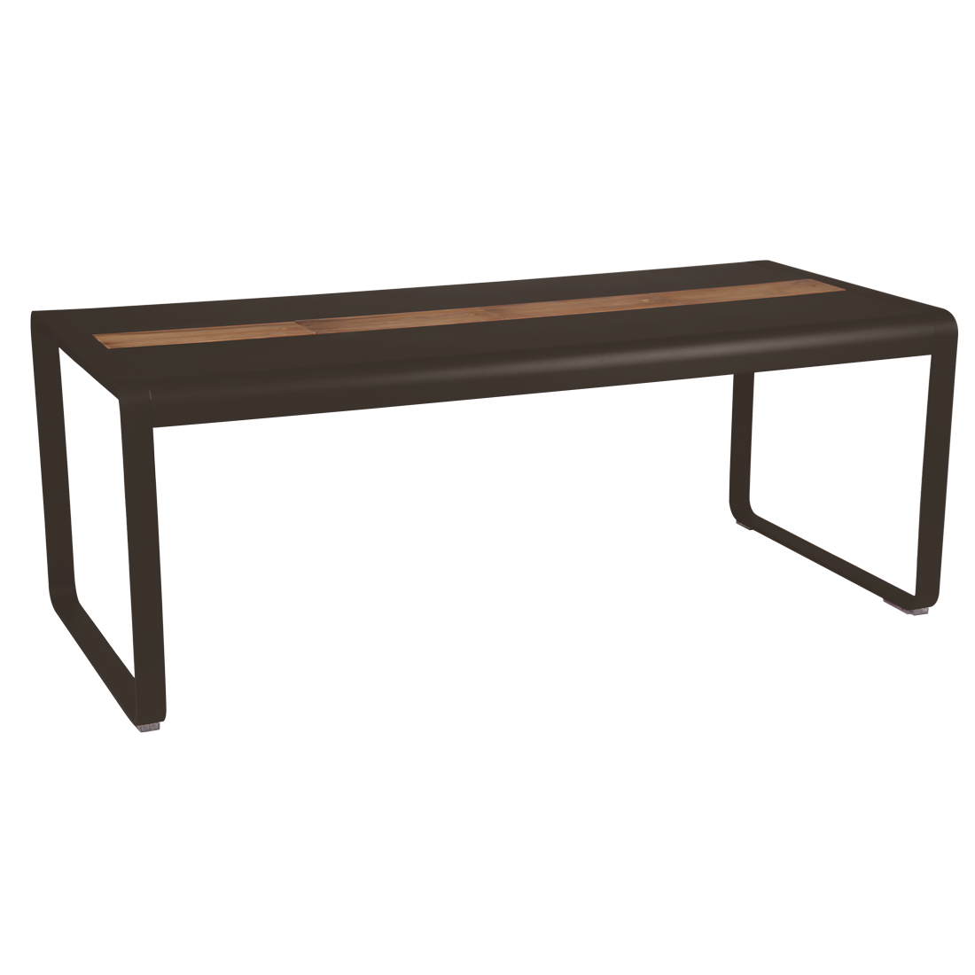 Bellevie table 196 cm × 90 cm, with storage, in Tonka Bellevie table 196 cm × 90 cm, with storage, in Tonka